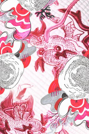 中国风印花华亿平台图片