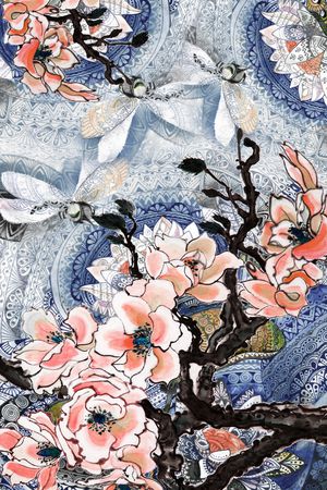 定位花印花华亿平台图片