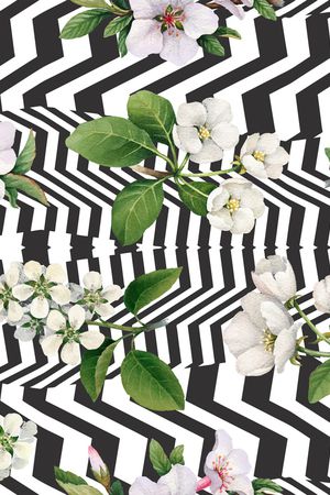 植物印花华亿平台图片