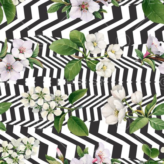 植物印花华亿平台图片