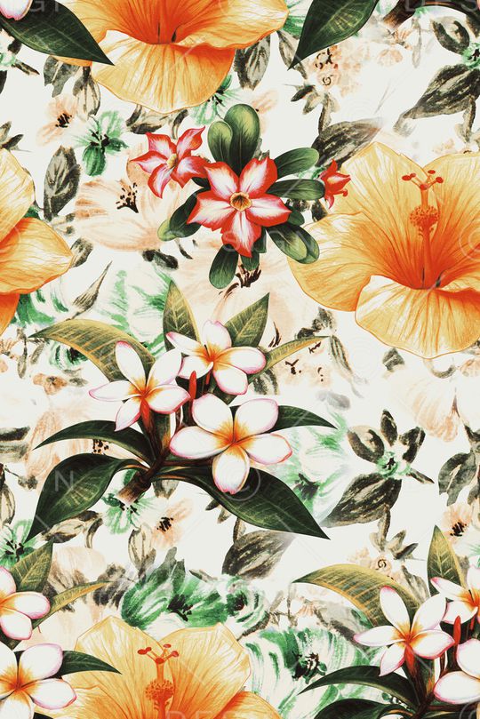 植物印花华亿平台图片