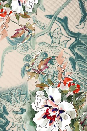 定位花印花华亿平台图片