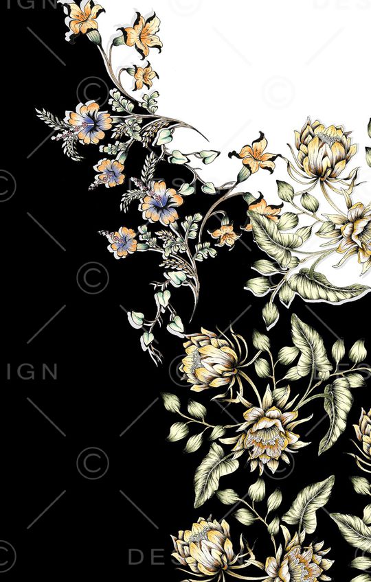 植物印花华亿平台图片