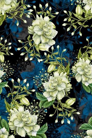 中国风印花华亿平台图片