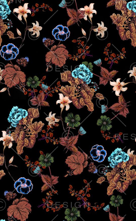 植物印花华亿平台图片