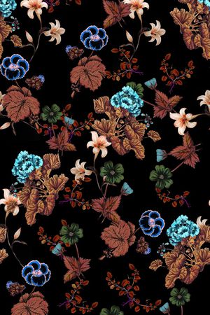 植物印花华亿平台图片