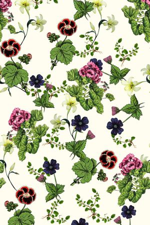 植物印花华亿平台图片