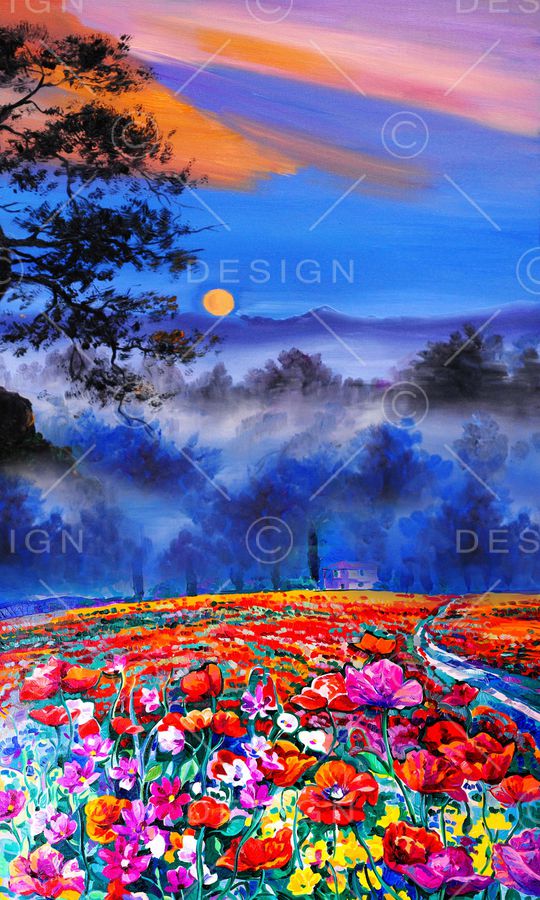 油画华亿平台印花华亿平台图片