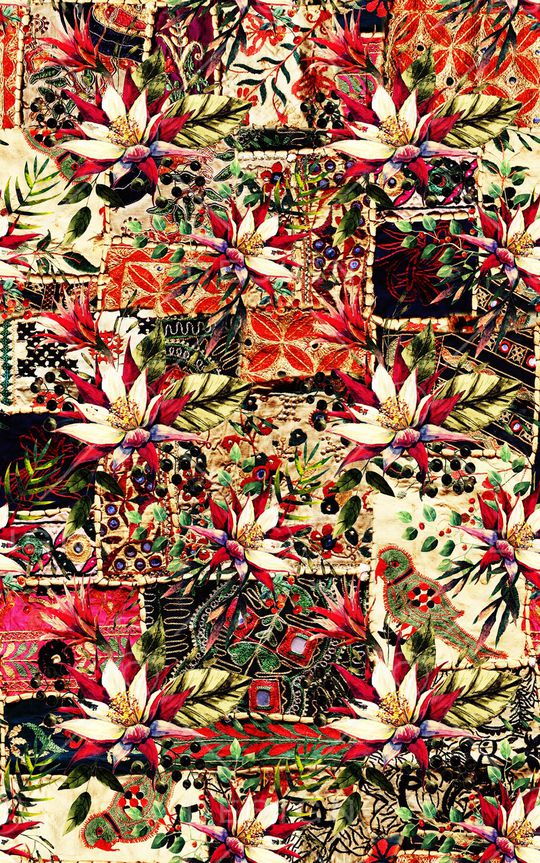 民族风印花华亿平台图片