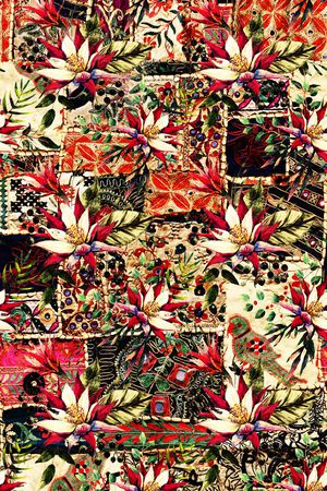 民族风印花华亿平台图片