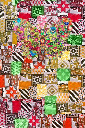 格子印花华亿平台图片