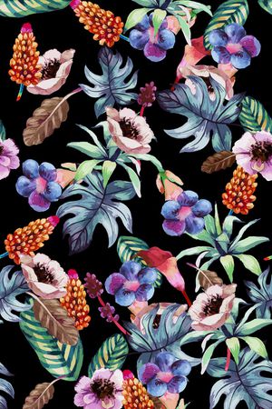 热带华亿平台印花华亿平台图片