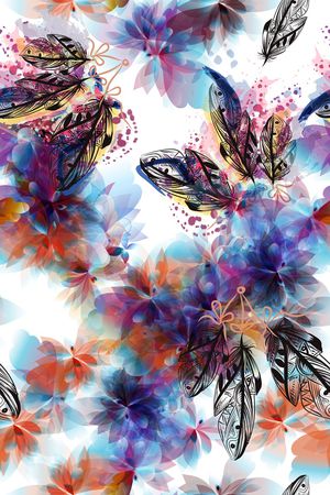 抽象印花华亿平台图片