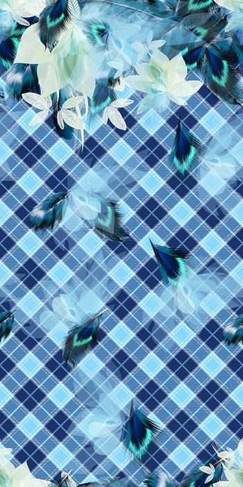 格子印花华亿平台图片